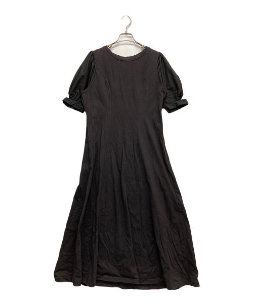 RAY BEAMS（レイ ビームス）RAY BEAMS (レイ ビームス) カットアウト パフスリーブ ワンピース ブラック サイズ:FREEの古着・服飾アイテム