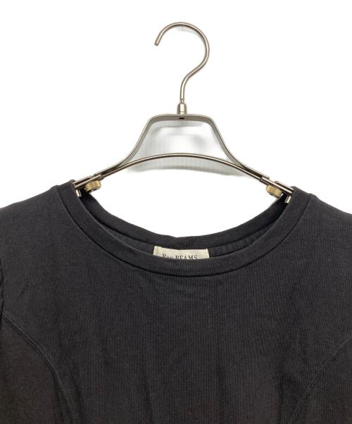 RAY BEAMS（レイ ビームス）RAY BEAMS (レイ ビームス) カットアウト パフスリーブ ワンピース ブラック サイズ:FREEの古着・服飾アイテム