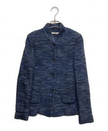theory luxe（セオリーリュクス）の古着「ツイードジャケット」｜ネイビー