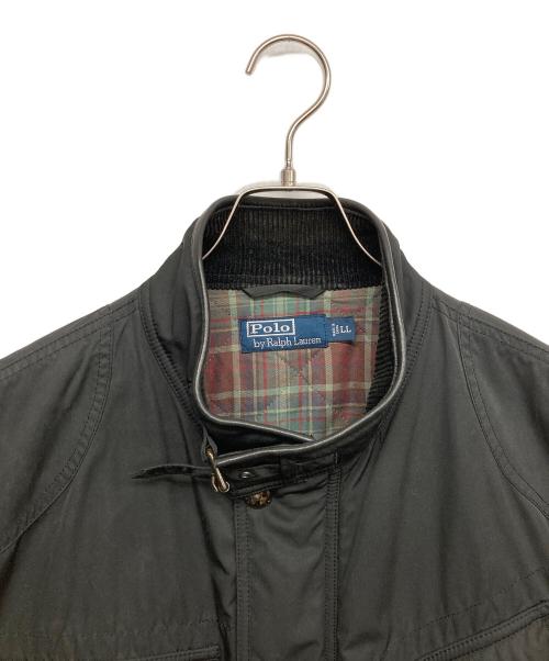 POLO RALPH LAUREN（ポロ・ラルフローレン）POLO RALPH LAUREN (ポロ・ラルフローレン) 中綿ハンティングコート ブラック サイズ:LLの古着・服飾アイテム