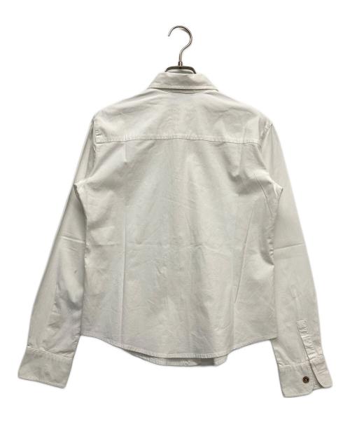 FENDI JEANS（フェンディ ジーンズ）FENDI jeans (フェンディ ジーンズ) 長袖シャツ ホワイト サイズ:36の古着・服飾アイテム