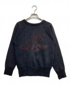 Championチャンピオン）の古着「ラグランスウェット」｜ブラック