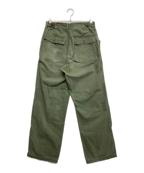 US ARMY（ユーエスアーミー）US ARMY (ユーエスアーミー) ベイカーパンツ グリーン サイズ:記載無の古着・服飾アイテム