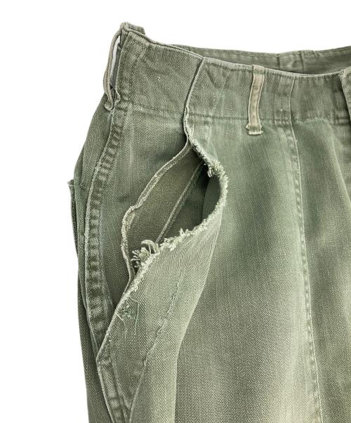 US ARMY（ユーエスアーミー）US ARMY (ユーエスアーミー) ベイカーパンツ グリーン サイズ:記載無の古着・服飾アイテム