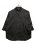 EMOELLE（エモエレ）の古着「ナイロンサテンシャツブルゾン」｜ブラック