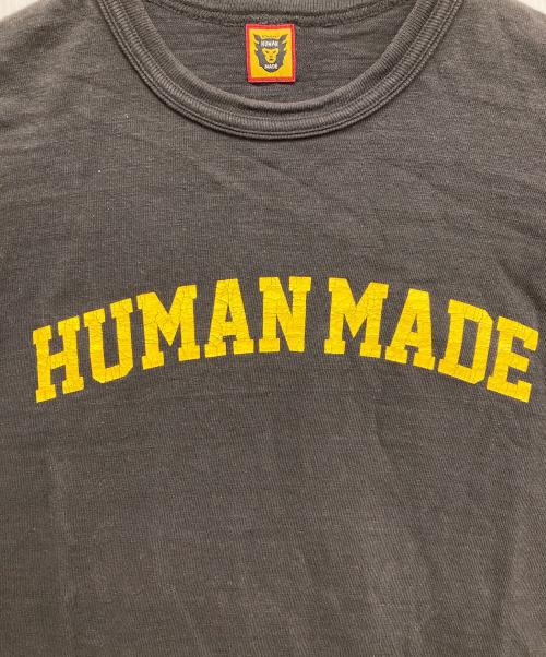 HUMAN MADE（ヒューマンメイド）HUMAN MADE (ヒューマンメイド) ロゴプリントTシャツ ブラック サイズ:FREEの古着・服飾アイテム