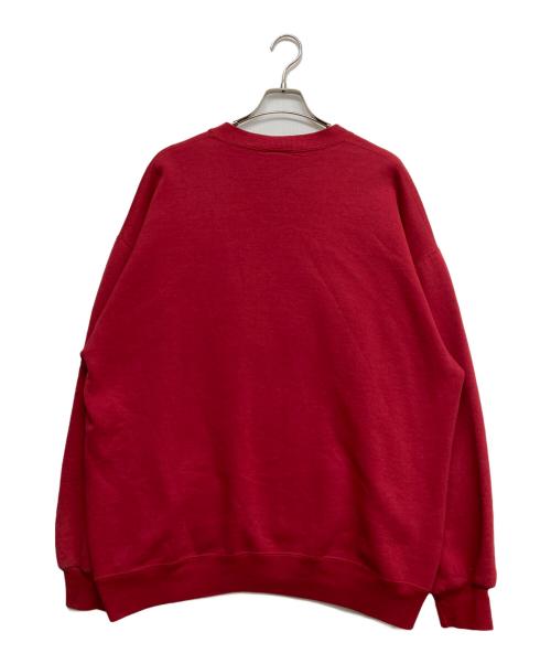 RUSSELL ATHLETIC（ラッセルアスレチック）RUSSELL ATHLETIC (ラッセルアスレチック) 刺繍スウェット レッド サイズ:XLの古着・服飾アイテム