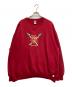 RUSSELL ATHLETIC（ラッセルアスレチック）の古着「刺繍スウェット」｜レッド