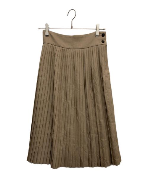 HYKE（ハイク）HYKE (ハイク) プリーツスカート ベージュ サイズ:1の古着・服飾アイテム