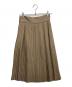 HYKE (ハイク) プリーツスカート ベージュ サイズ:1：6000円