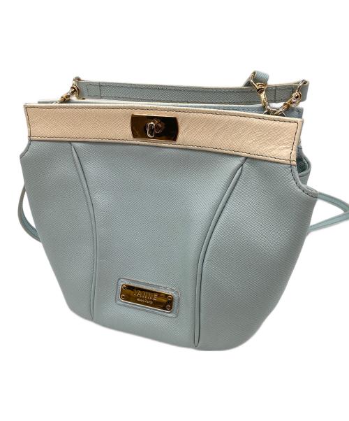 IANNE（イアンヌ）IANNE (イアンヌ) ショルダーバッグ ブルーの古着・服飾アイテム