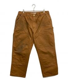 CarHartt（カーハート）の古着「FIRM DUCK DOUBLE-FRONT DUNGAREE」｜ブラウン
