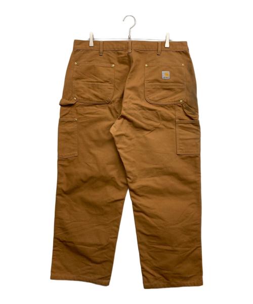 CarHartt（カーハート）CarHartt (カーハート) FIRM DUCK DOUBLE-FRONT DUNGAREE ブラウン サイズ:W40の古着・服飾アイテム