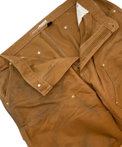CarHartt（カーハート）CarHartt (カーハート) FIRM DUCK DOUBLE-FRONT DUNGAREE ブラウン サイズ:W40の古着・服飾アイテム