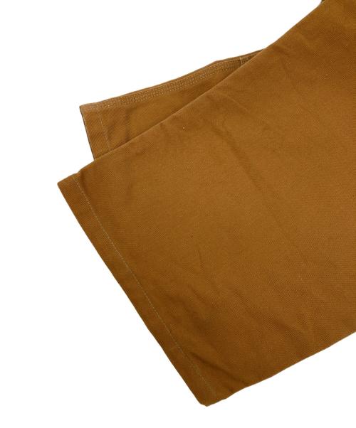 CarHartt（カーハート）CarHartt (カーハート) FIRM DUCK DOUBLE-FRONT DUNGAREE ブラウン サイズ:W40の古着・服飾アイテム