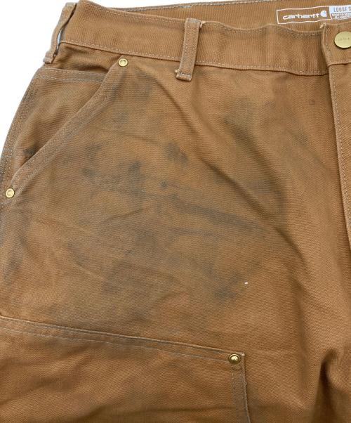 CarHartt（カーハート）CarHartt (カーハート) FIRM DUCK DOUBLE-FRONT DUNGAREE ブラウン サイズ:W40の古着・服飾アイテム