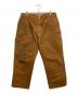 CarHartt（カーハート）の古着「FIRM DUCK DOUBLE-FRONT DUNGAREE」｜ブラウン