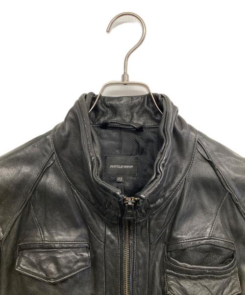 RATTLE TRAP（ラトルトラップ）RATTLE TRAP (ラトルトラップ) レザージャケット ブラック サイズ:3の古着・服飾アイテム