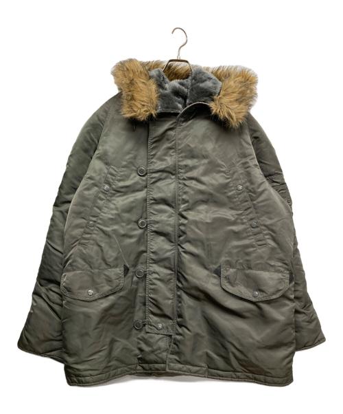 ALPHA INDUSTRIES（アルファインダストリーズ）ALPHA INDUSTRIES (アルファインダストリーズ) N-3Bフライトジャケット オリーブ サイズ:3XLの古着・服飾アイテム