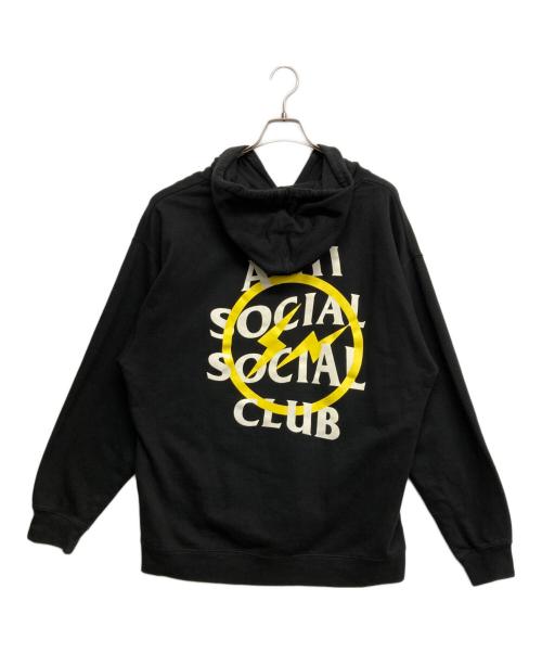 anti social social CLUB（アンチソーシャルソーシャルクラブ）ANTI SOCIAL SOCIAL CLUB (アンチソーシャルソーシャルクラブ) プリントパーカー ブラック サイズ:XLの古着・服飾アイテム