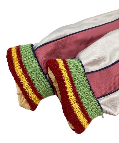 東洋エンタープライズ（トウヨウエンタープライズ）東洋エンタープライズ (トウヨウエンタープライズ) 笹虎×舞妓 リバーシブルサテンスカジャン ネイビー×ピンク サイズ:Sの古着・服飾アイテム