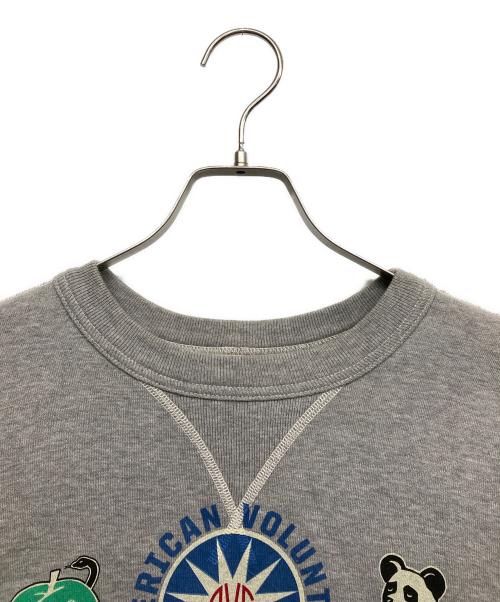 BUZZ RICKSON'S（バズリクソンズ）Buzz Rickson's (バズリクソンズ) SET-IN CREW SWEAT グレー サイズ:Mの古着・服飾アイテム