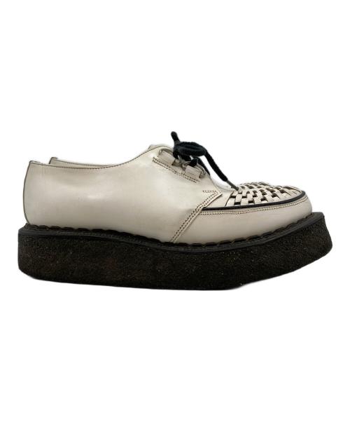 GEORGE COX（ジョージコックス）GEORGE COX (ジョージコックス) 3588ラバーソールシューズ ホワイト サイズ:7の古着・服飾アイテム