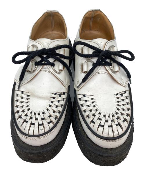 GEORGE COX（ジョージコックス）GEORGE COX (ジョージコックス) 3588ラバーソールシューズ ホワイト サイズ:7の古着・服飾アイテム