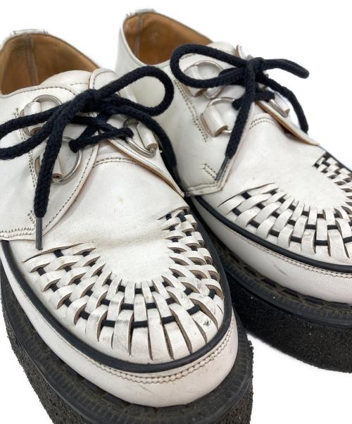 GEORGE COX（ジョージコックス）GEORGE COX (ジョージコックス) 3588ラバーソールシューズ ホワイト サイズ:7の古着・服飾アイテム