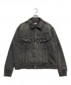 LEE compilationsリー コンピレーション）の古着「USED加工デニムジャケット」｜ブラック