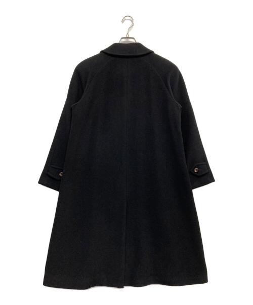 Burberry's（バーバリー）Burberry's (バーバリーズ) カシミヤブレンドコート ブラック サイズ:7ARの古着・服飾アイテム