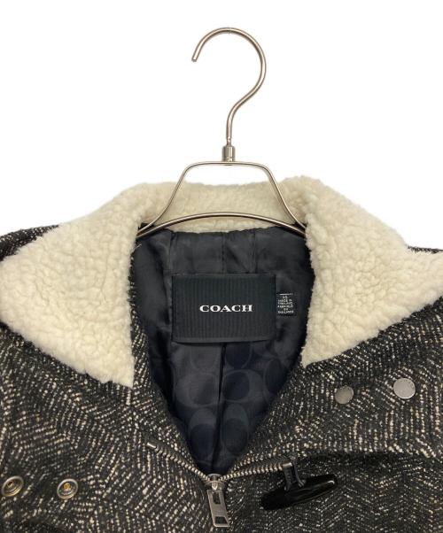 COACH（コーチ）COACH (オールドコーチ) ダッフルコート ブラック サイズ:XSの古着・服飾アイテム