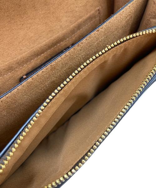 COACH（コーチ）COACH (コーチ) ミニ クレア クロスボディ バッグ・シグネチャー キャンバス ブラウンの古着・服飾アイテム