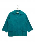 DoCLASSEドゥクラッセ）の古着「カシミヤ混ウールリバーコート」｜ブルー