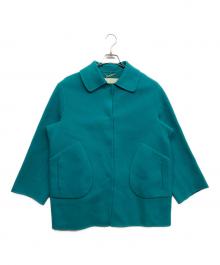 DoCLASSE（ドゥクラッセ）の古着「カシミヤ混ウールリバーコート」｜ブルー