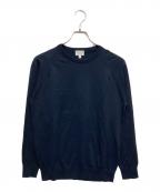 BEAUTY&YOUTHビューティーアンドユース）の古着「クルーネックニット」｜ネイビー