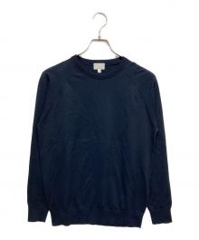 BEAUTY&YOUTH（ビューティーアンドユース）の古着「クルーネックニット」｜ネイビー