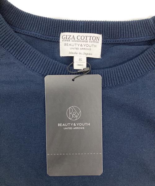 BEAUTY&YOUTH（ビューティーアンドユース）BEAUTY&YOUTH (ビューティーアンドユース) クルーネックニット ネイビー サイズ:S 未使用品の古着・服飾アイテム