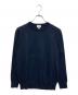 BEAUTY&YOUTH（ビューティーアンドユース）の古着「クルーネックニット」｜ネイビー