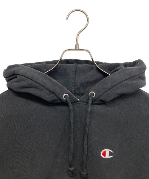 Champion（チャンピオン）Champion (チャンピオン) リバースウィーブパーカー ブラック サイズ:Mの古着・服飾アイテム