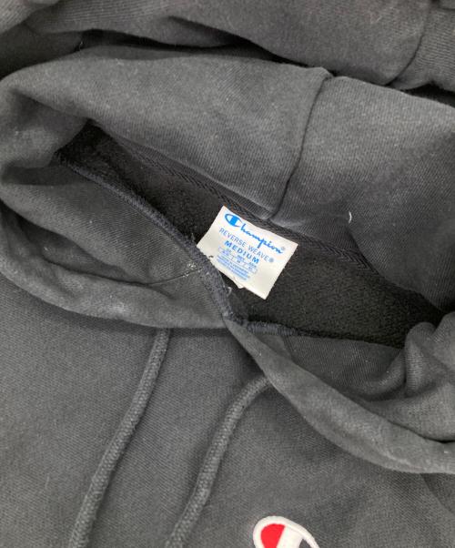 Champion（チャンピオン）Champion (チャンピオン) リバースウィーブパーカー ブラック サイズ:Mの古着・服飾アイテム