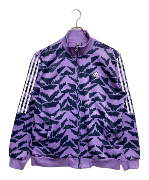 adidas（アディダス）adidas (アディダス) トラックジャケット パープル サイズ:3XLの古着・服飾アイテム