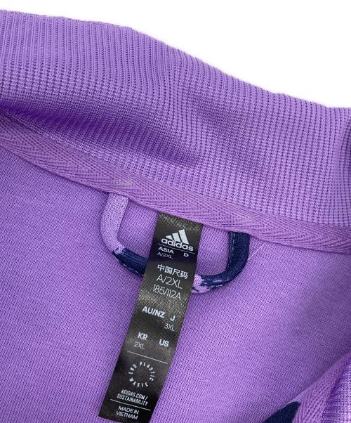 adidas（アディダス）adidas (アディダス) トラックジャケット パープル サイズ:3XLの古着・服飾アイテム