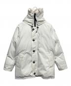 CANADA GOOSEカナダグース）の古着「CHATEAU PARKA BLACK LABELダウンジャケット」｜ホワイト