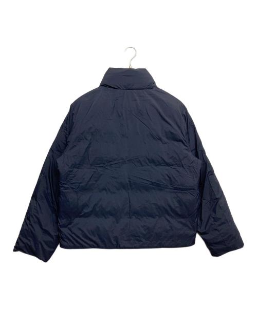 Calvin Klein（カルバンクライン）Calvin Klein (カルバンクライン) クリンクルナイロンモックネックダウンジャケット ネイビー サイズ:Mの古着・服飾アイテム