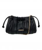 Calvin Kleinカルバンクライン）の古着「メタルロゴドローストリングバッグ」｜ブラック