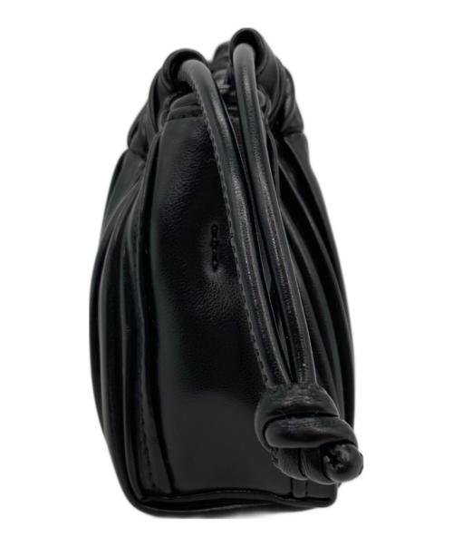 Calvin Klein（カルバンクライン）Calvin Klein (カルバンクライン) メタルロゴドローストリングバッグ ブラックの古着・服飾アイテム