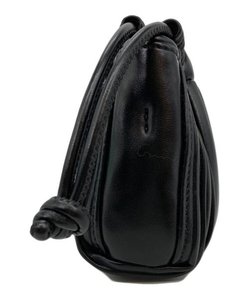 Calvin Klein（カルバンクライン）Calvin Klein (カルバンクライン) メタルロゴドローストリングバッグ ブラックの古着・服飾アイテム