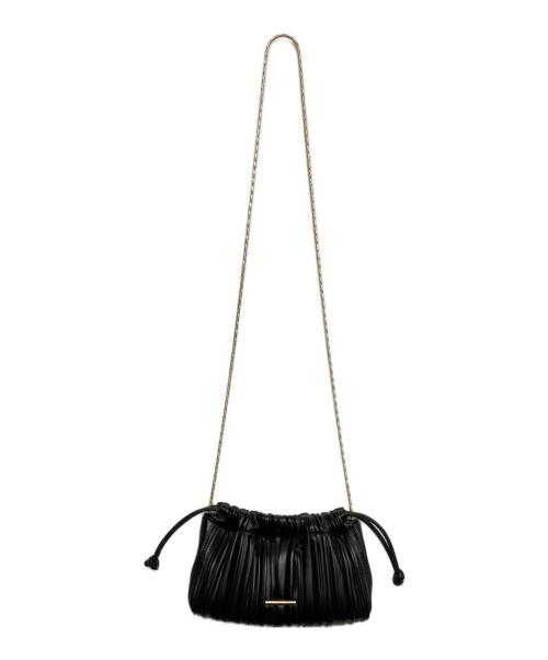 Calvin Klein（カルバンクライン）Calvin Klein (カルバンクライン) メタルロゴドローストリングバッグ ブラックの古着・服飾アイテム