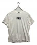 KITHキス）の古着「Kith Treats Mosaic Sakura Box logo」｜ホワイト